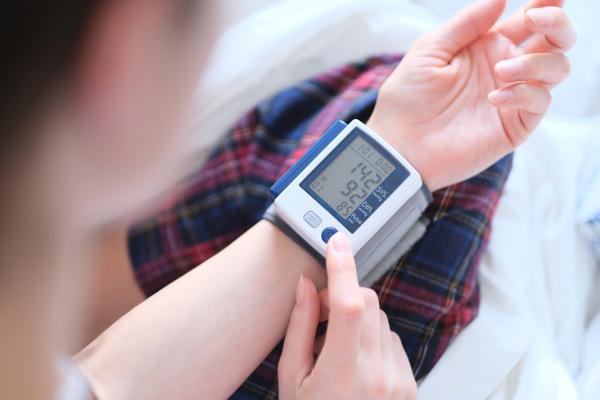 Hypertension is considered when the individual has blood pressure above 140/90 mmHg.