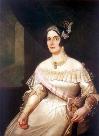 Domitila de Castro Canto e Melo married twice and was marked in history for having been d. Pedro I for seven years.[1]