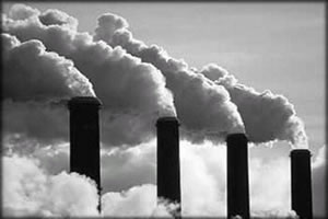 Onesnaženje, ki ga oddajajo industrije
