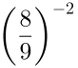 Negatieve exponentmacht: Voorbeeld 2