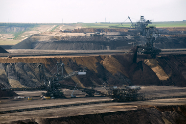Coal extraction area, one of the most used energy sources on the planet