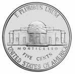 piecu centu amerikāņu monēta 
