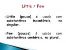 Few and little: differences, meanings and when to use