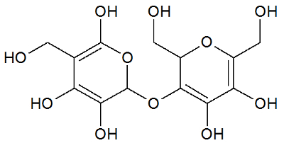 Структурна формула сахарозе