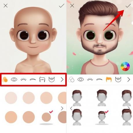 Dollify App: How to share your caricature on Instagram and Twitter