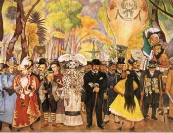 Drøm om en søndag ettermiddag i Alameda, Diego Rivera (1947-48)