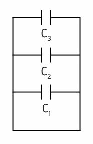 Ukázkový obrázek asociace paralelních kondenzátorů