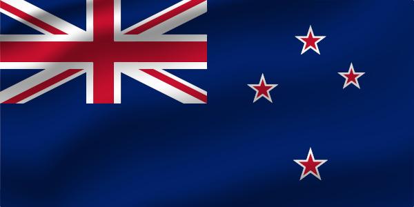 ニュージーランドの国旗。