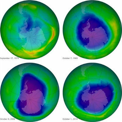 Hole in the ozone layer