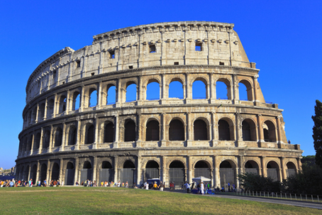 the Coliseum in Rome