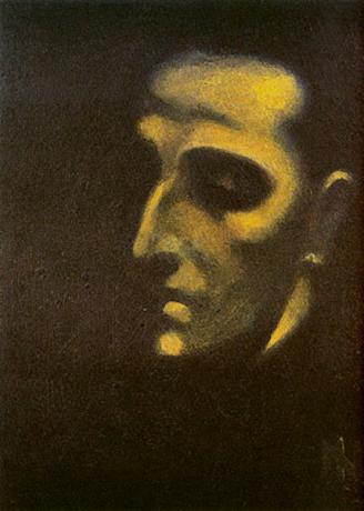 “Portrait of Murilo Mendes” (1922), verk av maleren Ismael Nery (1900-1934).