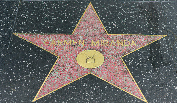La star di Carmen Miranda sulla Walk of Fame di Hollywood. (Credito immagine: Hayk_Shalunts/Shutterstock.com)