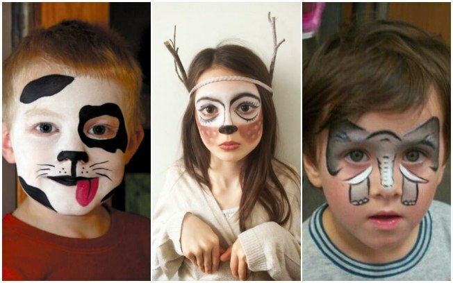 ילדים ציור פנים 3