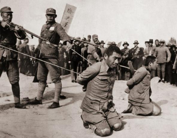 Execution of Chinese Prisoners during the Second Sino-Japanese War