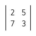 Example of 2nd Order Determinant