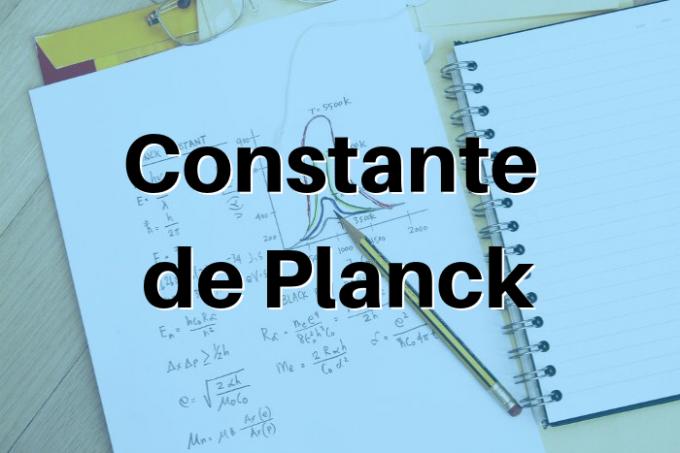 Planck's constant is one of the most important constants in physics.