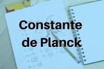 Константа на Планк: стойност, произход, закон на Планк