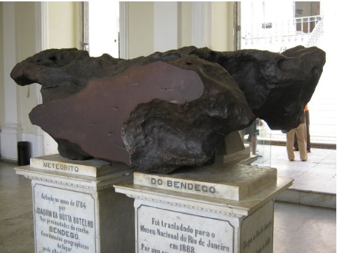 Bendegó meteorite - originally from Monte Santo, Bahia