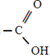 Carboxyl group - carboxylic acid functional group