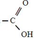 Groupe carboxyle - fonction acide carboxylique