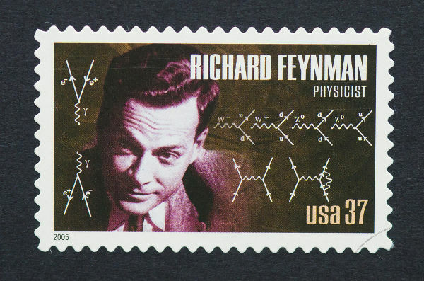 Na obrázku se podíváme na několik Feynmanových diagramů, které jsou známé díky usnadnění složitých výpočtů.