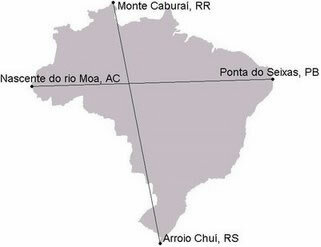 Geographical Location of Brazil. Location of Brazil in the world