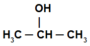 हाइड्रॉक्सिल के साथ अल्कोहल एक माध्यमिक कार्बन से जुड़ा हुआ है