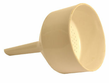 Funnel used in a vacuum filtration