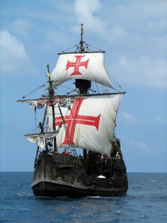In 1441, the Portuguese invented the caravel, a vessel that facilitated the exploration of the ocean.