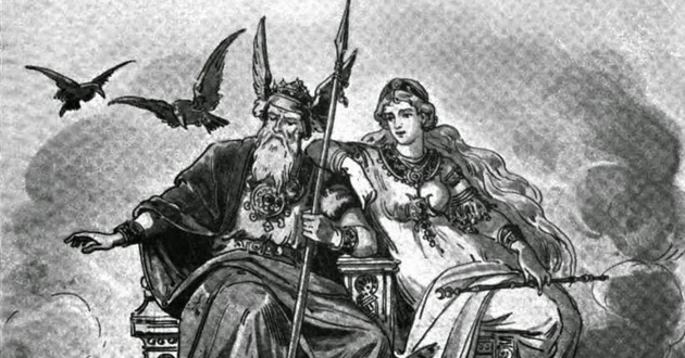 Pohjoismainen mytologia Odin Frigga
