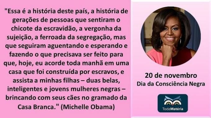 sitat fra Michelle Obama Black Consciousness Day