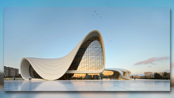 Heydar Aliyev Center - Arsitektur Kontemporer