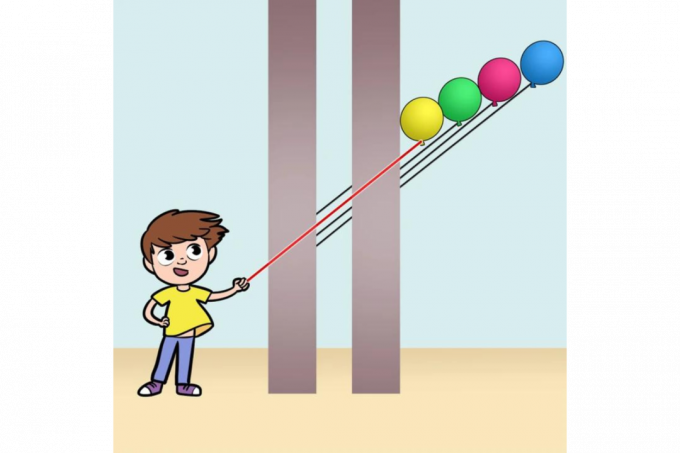 Utfordring: hvilken ballong holder dette barnet i hånden?