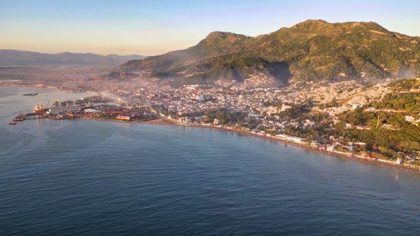  Aerial view of Haiti