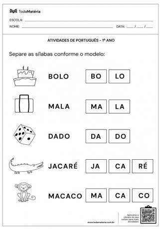 Portugese activiteiten voor het 1e jaar