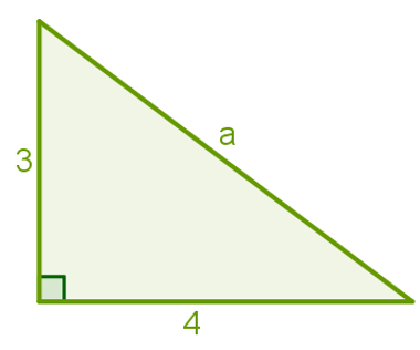 Pythagoras teorem: eksempel 01
