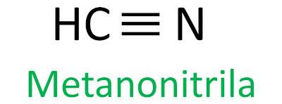Химическая структура метанонитрила