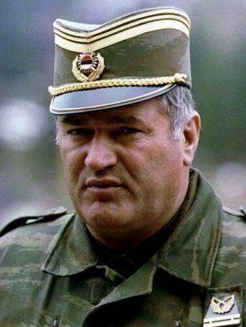 Ratko Mladic led the siege of Sarajevo and the Srebrenica Massacre.*
