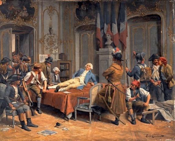 Robespierre v zaporu