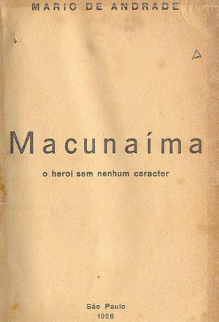 Cover of the first edition of Macunaíma, 1928.