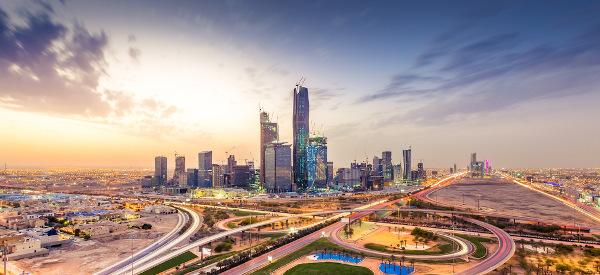 Cityscape of Riyadh, ibukota Arab Saudi.