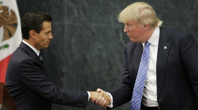 Donald Trump og Peña Neto