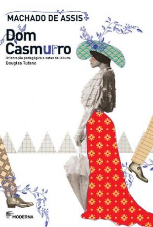Cover of Dom Casmurro, by Machado de Assis, one of the most famous novels in Brazilian literature.