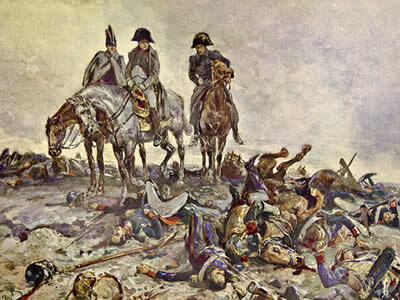 Det var Napoleon (1799-1815), den borgerlige sejr. Napoleontiden