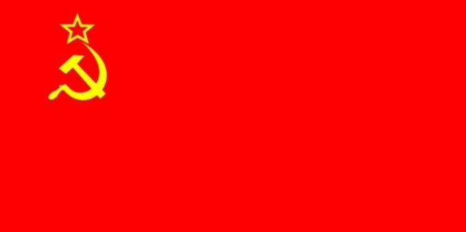 серп і молот, символи комунізму. Прапор Радянського Союзу