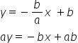 Параметрическое уравнение линии
