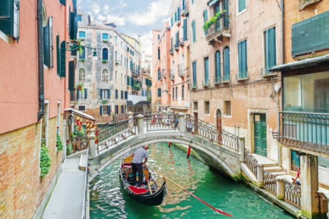 Venice is one of the most romantic destinations in the world, where couples stroll along the Grand Canal. 