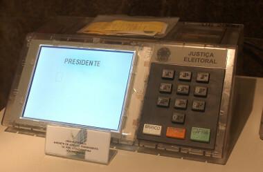 The electronic ballot box replaced paper ballots, ensuring faster counting of votes *