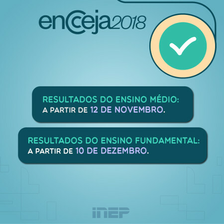 Inep announces when the result of Encceja 2018 will be published