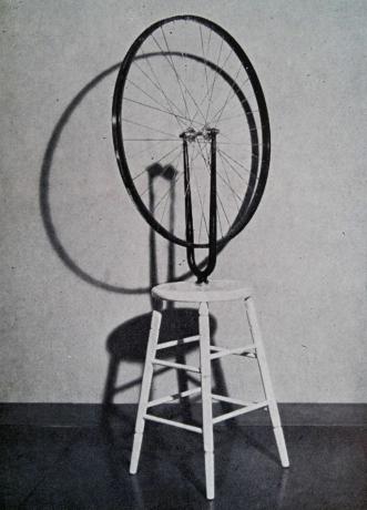 Duchamp's bicycle wheel